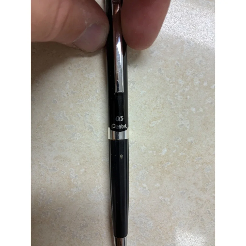 Pentel PS535 Sliding Sleeve Mechanical Pencil 0.5mm Black Japan Vintage Drafting